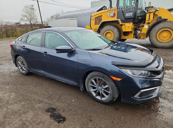 2HGFC2F73MH006525 2021 HONDA CIVIC Blue წინა მარჯვენა