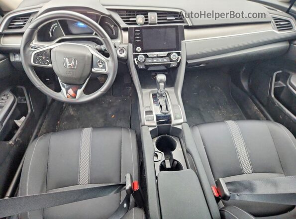 2HGFC2F73MH006525 2021 HONDA CIVIC Blue წინა პანელის ხედი