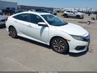 2016 Honda Civic Ex White vin: 2HGFC2F74GH555722