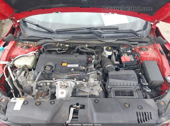 2HGFC2F74HH503363 2017 HONDA CIVIC Красный Вид сзади