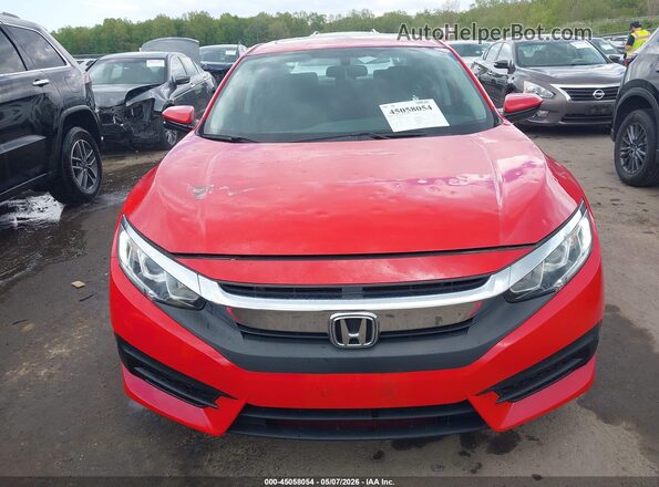 2HGFC2F74HH503363 2017 HONDA CIVIC Красный Вид щитка приборов