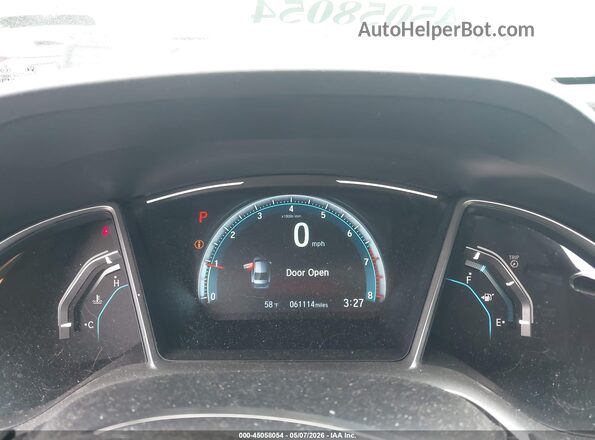 2HGFC2F74HH503363 2017 HONDA CIVIC Красный Вид задних сидений