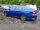 2018 Honda Civic Ex Blue vin: 2HGFC2F74JH565142