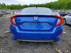 2018 Honda Civic Ex Blue vin: 2HGFC2F74JH565142