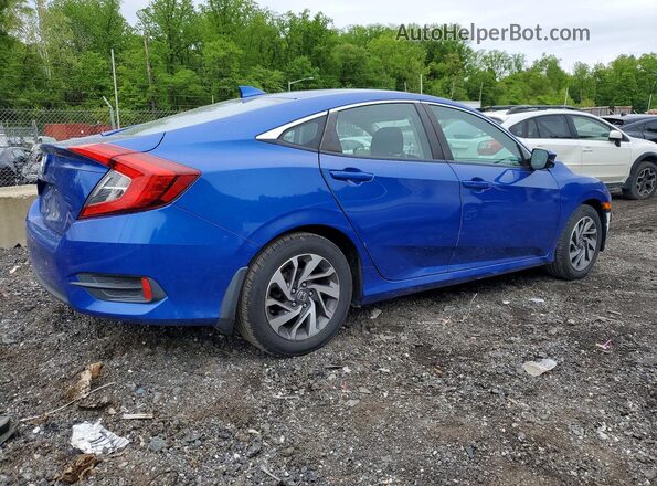 2HGFC2F74JH565142 2018 HONDA CIVIC Blue უკანა მარჯვენა