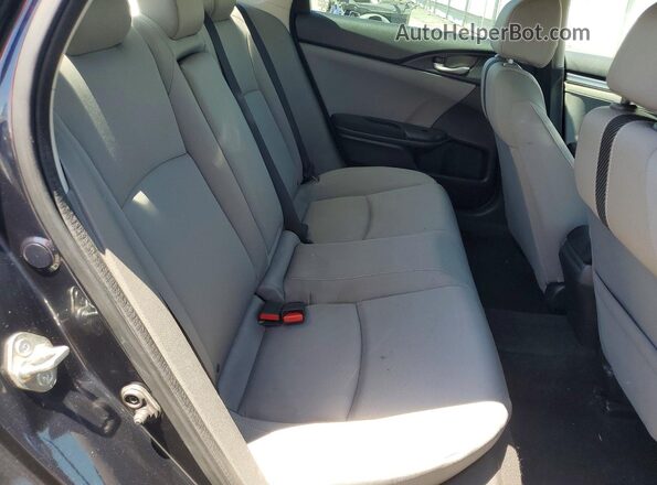 2HGFC2F75HH543922 2017 HONDA CIVIC Black Widok tylnych siedzeń