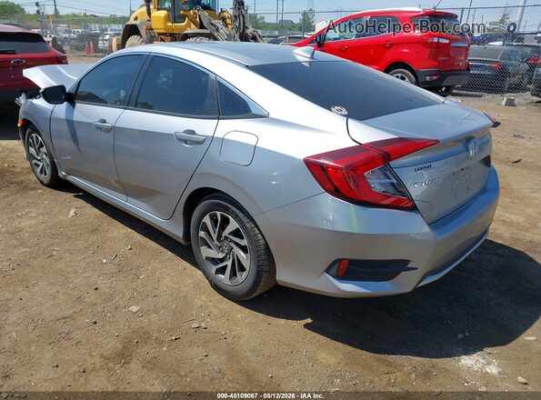 2HGFC2F75JH533090 2018 HONDA CIVIC Silver Rear left