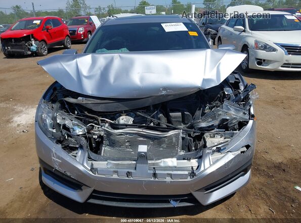 2HGFC2F75JH533090 2018 HONDA CIVIC Silver Instrument cluster view