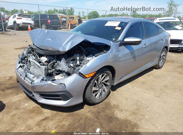 2HGFC2F75JH533090 2018 HONDA CIVIC Silver Front left