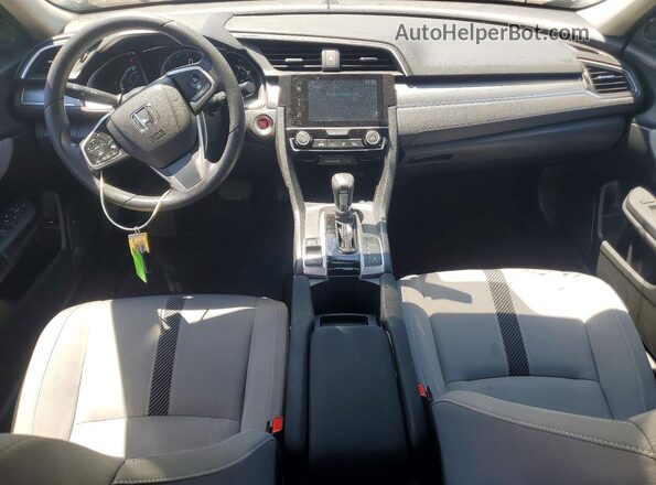 2HGFC2F75JH537351 2018 HONDA CIVIC Silver Dashboard view