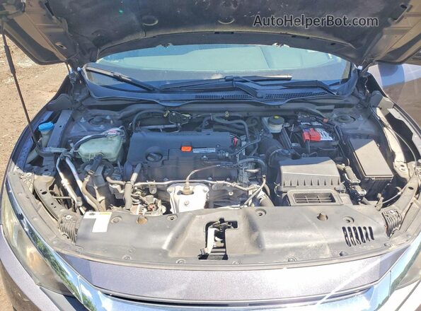 2HGFC2F75JH537351 2018 HONDA CIVIC Silver Rear interior view
