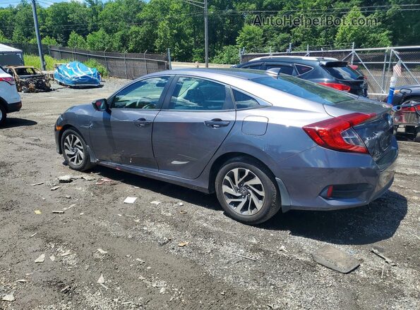 2HGFC2F75JH537351 2018 HONDA CIVIC Silver Rear left