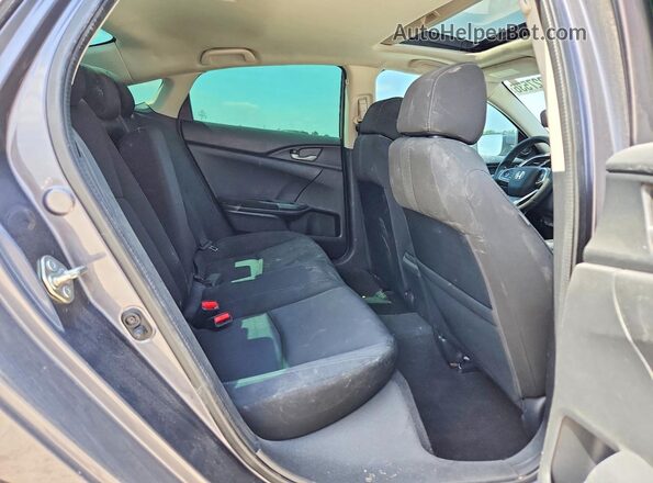 2HGFC2F76GH528120 2016 HONDA CIVIC Gray Rear seats view