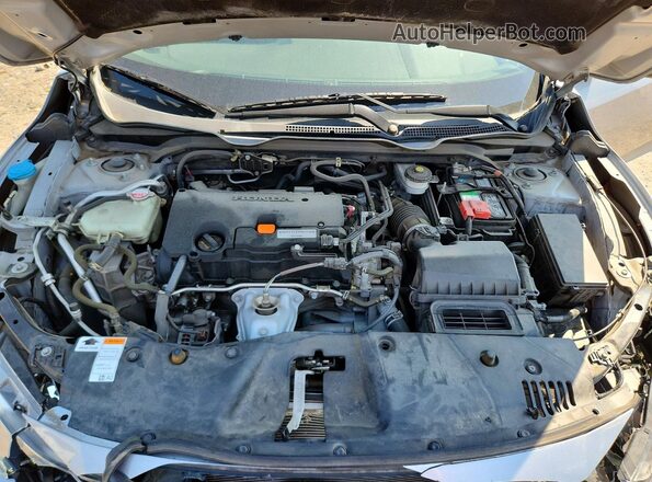 2HGFC2F76JH520834 2018 HONDA CIVIC Silver უკანა სალონის ხედი
