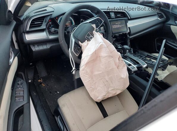 2HGFC2F76JH528965 2018 HONDA CIVIC White წინა პანელის ხედი