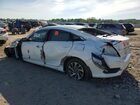 2018 Honda Civic Ex White vin: 2HGFC2F76JH528965