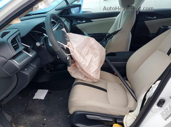 2HGFC2F76JH528965 2018 HONDA CIVIC White წინა სალონის ხედი