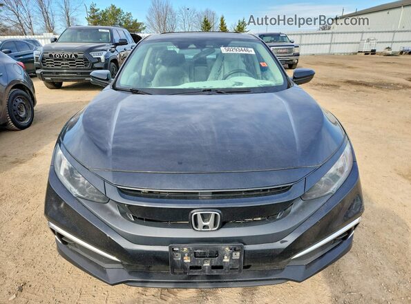 2HGFC2F76KH016950 2019 HONDA CIVIC Черный Вид спереди