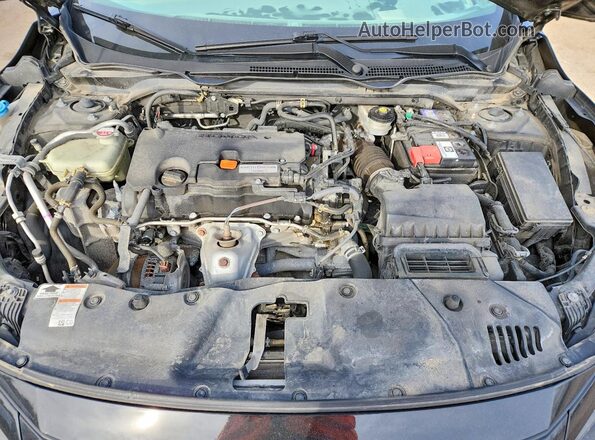 2HGFC2F76KH016950 2019 HONDA CIVIC Черный Вид задней части салона