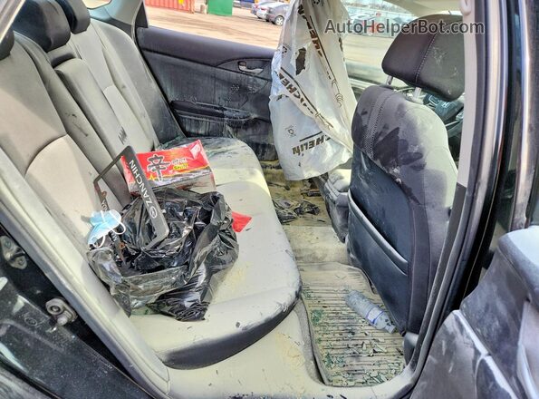 2HGFC2F76KH016950 2019 HONDA CIVIC Черный Вид задних сидений