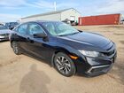 2019 Honda Civic Ex Черный vin: 2HGFC2F76KH016950