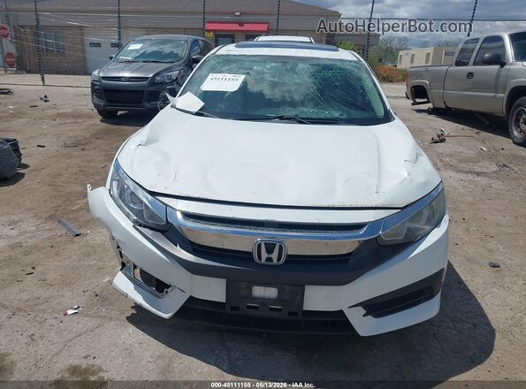 2HGFC2F77GH532029 2016 HONDA CIVIC White Vista del cuadro de instrumentos