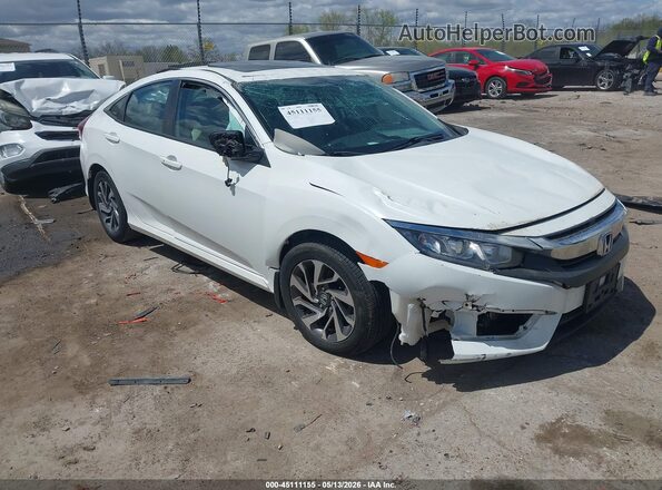 2HGFC2F77GH532029 2016 HONDA CIVIC White Delantero derecho