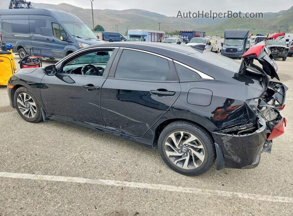 2HGFC2F77HH505639 2017 HONDA CIVIC Black Задня ліва чверть