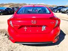 2017 Honda Civic Ex Red vin: 2HGFC2F77HH558437