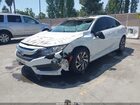2018 Honda Civic Ex White vin: 2HGFC2F79JH575844