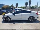 2018 Honda Civic Ex White vin: 2HGFC2F79JH575844