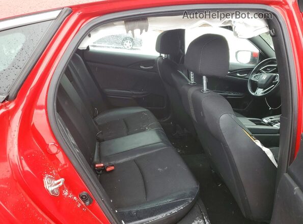 2HGFC2F80KH545562 2019 HONDA CIVIC Красный Вид задних сидений