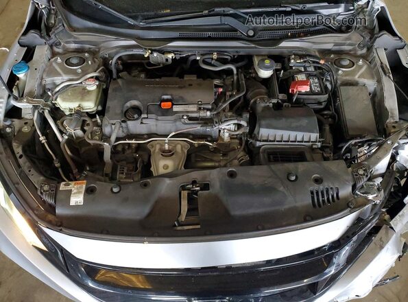 2HGFC2F80KH552494 2019 HONDA CIVIC Серебряный Вид задней части салона