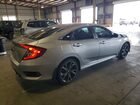 2019 Honda Civic Sport Серебряный vin: 2HGFC2F80KH552494