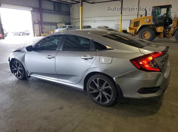 2HGFC2F80KH552494 2019 HONDA CIVIC Серебряный Задняя левая четверть