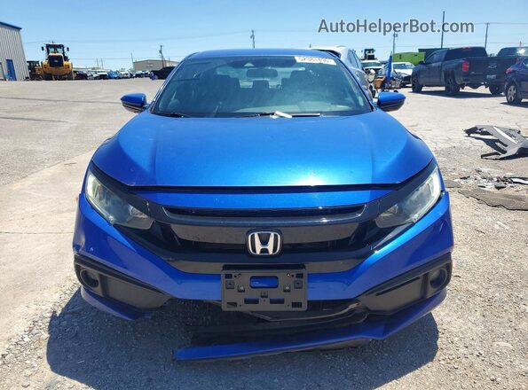2HGFC2F80LH548737 2020 HONDA CIVIC Blue წინა ხედი