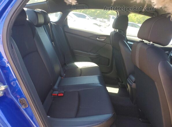 2HGFC2F80LH548737 2020 HONDA CIVIC Blue უკანა სავარძლების ხედი