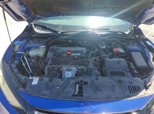 2HGFC2F80LH548737 2020 HONDA CIVIC Blue უკანა სალონის ხედი