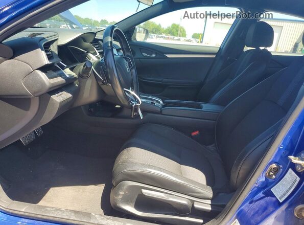 2HGFC2F80LH548737 2020 HONDA CIVIC Blue წინა სალონის ხედი