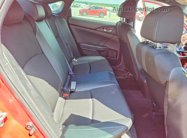 2HGFC2F80LH568518 2020 HONDA CIVIC Red Vista de los asientos traseros