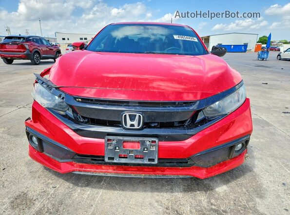 2HGFC2F80LH568518 2020 HONDA CIVIC Red Vista frontal