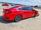 2020 Honda Civic Sport Red vin: 2HGFC2F80LH568518