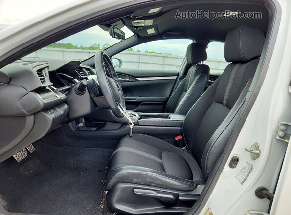 2HGFC2F80LH572147 2020 HONDA CIVIC Белый Вид салона спереди