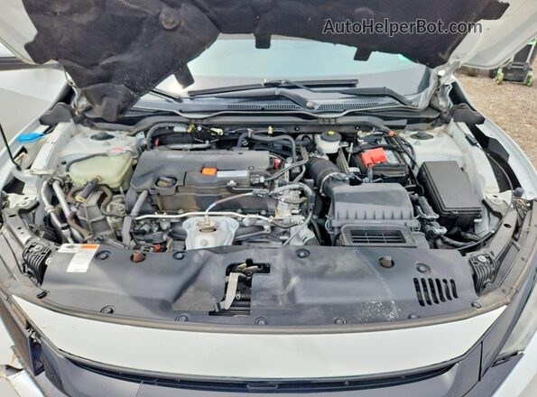 2HGFC2F80LH572147 2020 HONDA CIVIC Белый Вид задней части салона
