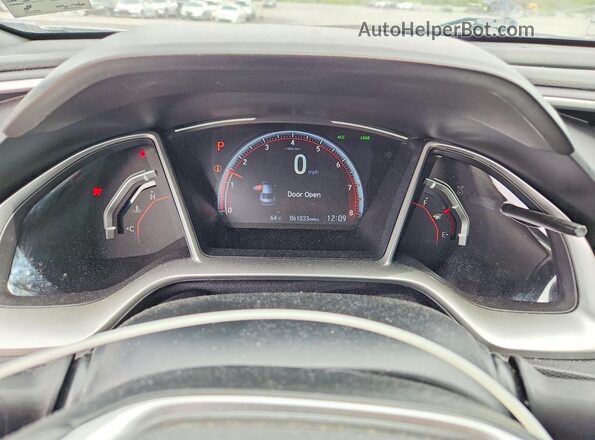 2HGFC2F80LH572147 2020 HONDA CIVIC Белый Вид щитка приборов