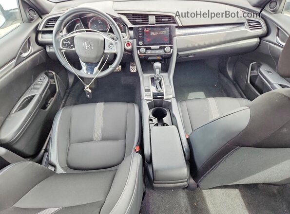 2HGFC2F80LH572147 2020 HONDA CIVIC Белый Вид панели приборов