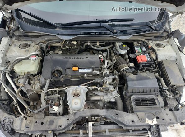 2HGFC2F81KH506298 2019 HONDA CIVIC White Вид задньої частини салону