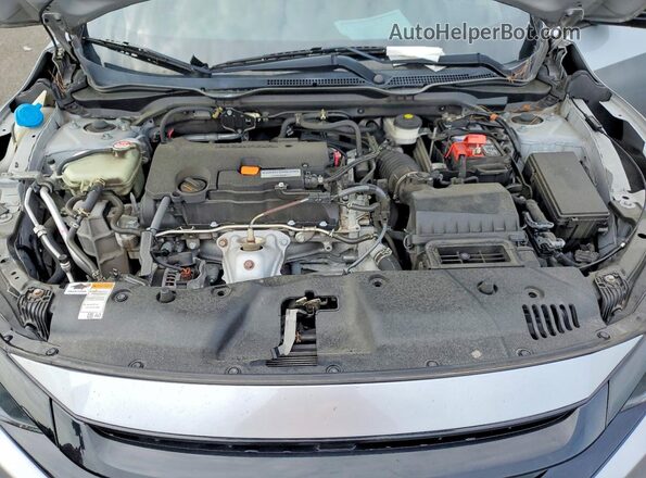 2HGFC2F81KH587724 2019 HONDA CIVIC Silver Вид задньої частини салону