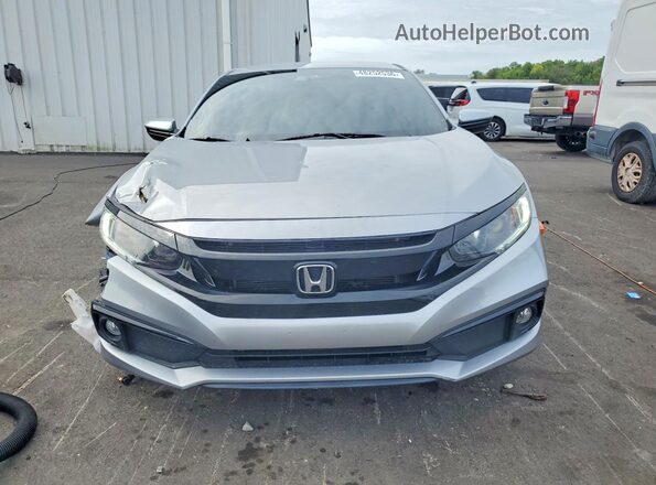 2HGFC2F81KH587724 2019 HONDA CIVIC Silver Вид спереду
