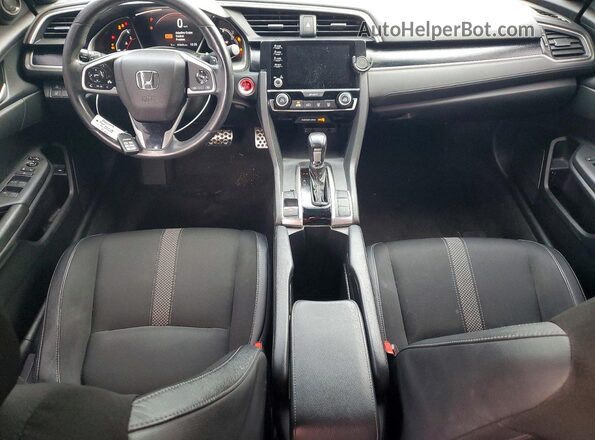 2HGFC2F81KH587724 2019 HONDA CIVIC Silver Вид панелі приладів